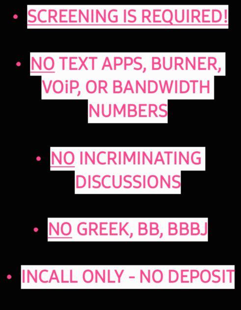 Incall Only Incall Only